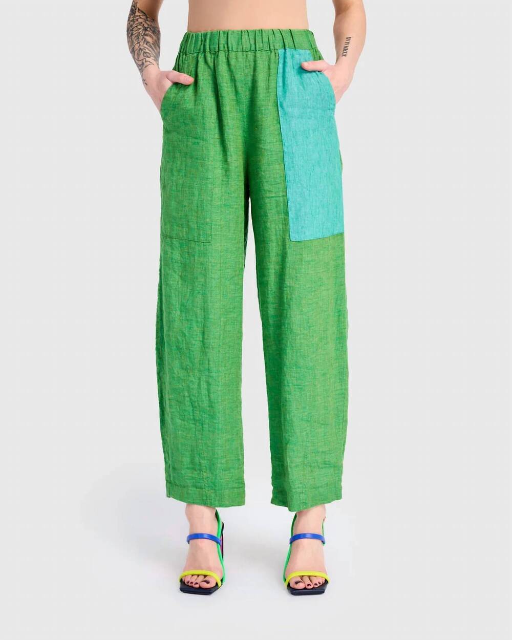 NEW ALEMBIKA mojito pants in green